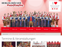 Tablet Screenshot of hergolshaeuser.de